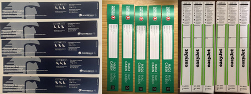 Set baggage luggage tags - 16,